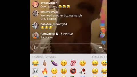 FUNNY MIKE AND RUNIK LIVE INSTAGRAM FIGHT AFTER TORONTO BEATS GOLDEN STATE IN THE NBA FINALS