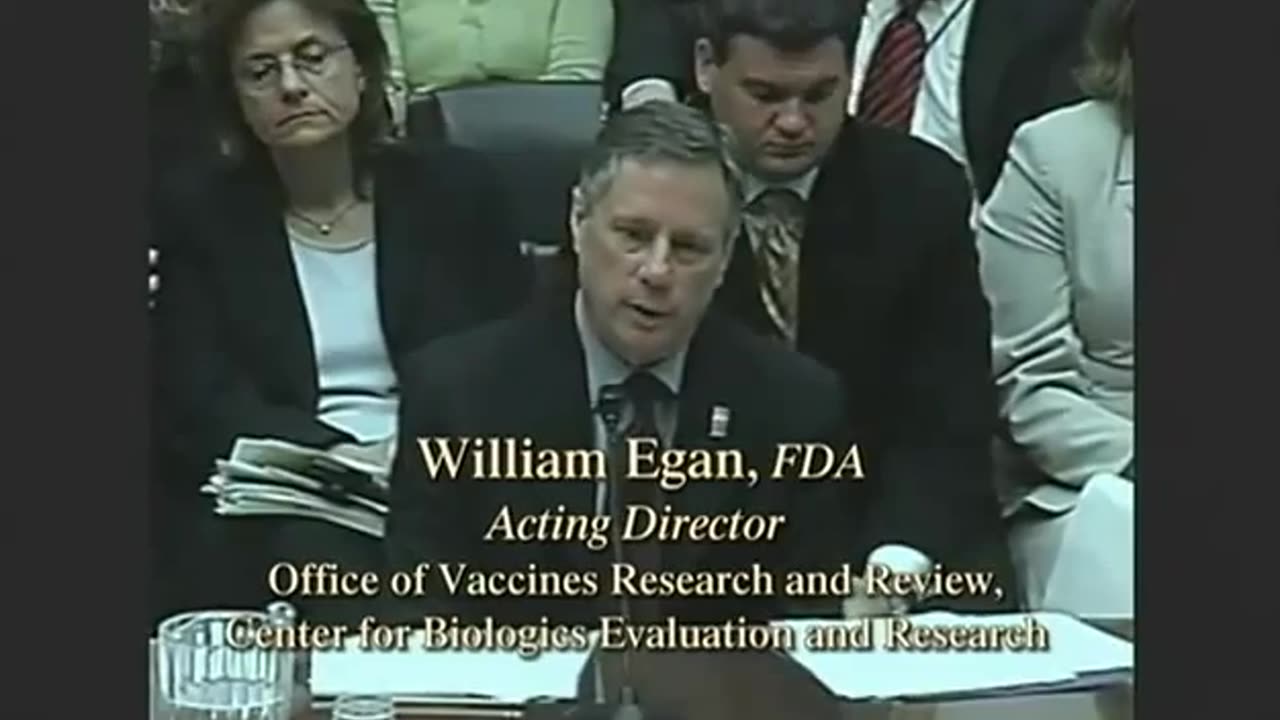 Mercury Thimerosal in Vaccines Congressional Hearing with CDC