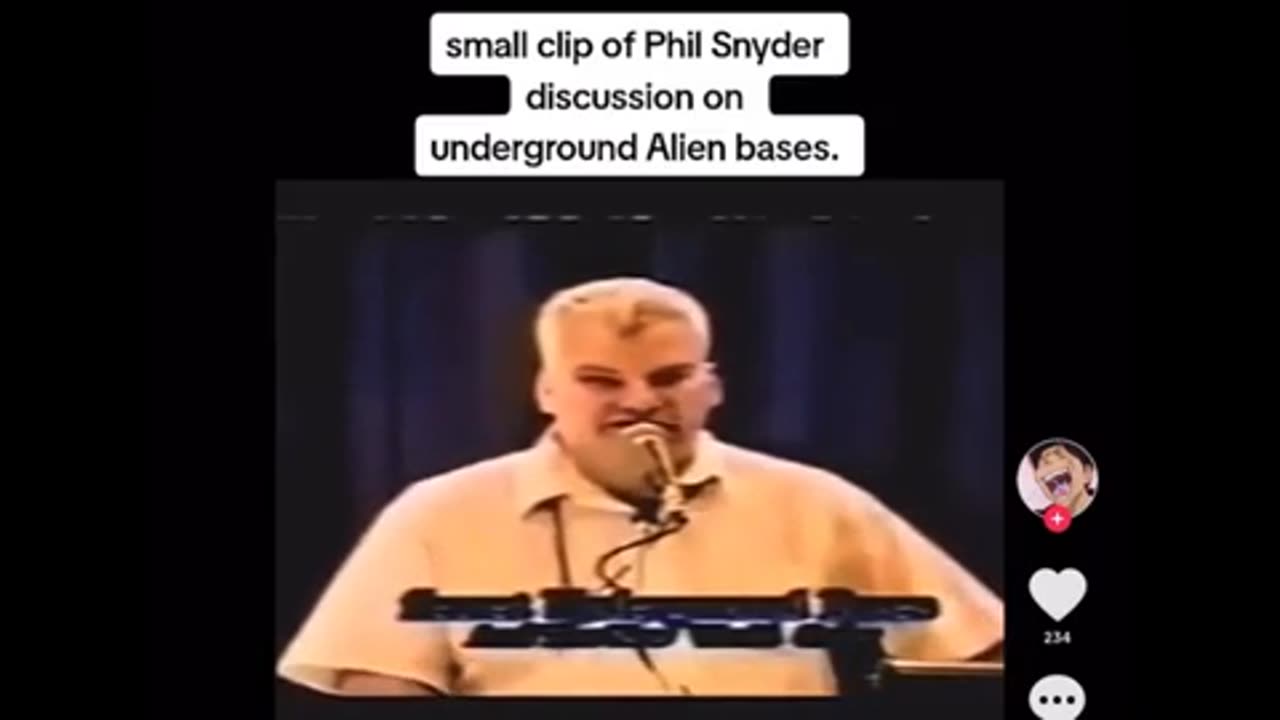 Older vid of Engineer Phil Snyder on Underground Alien bases..