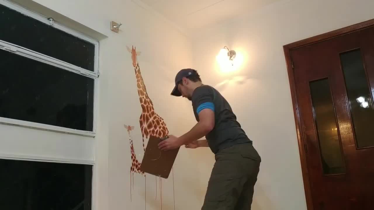 I Paint My Walls ~ Giraffe