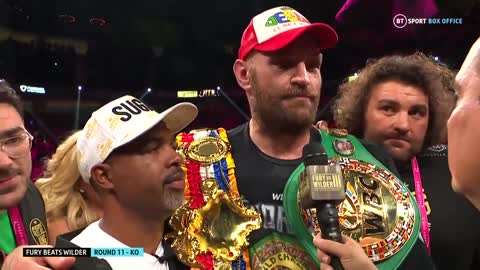 Tyson fury versus Dante Wilder 3 aftermath.