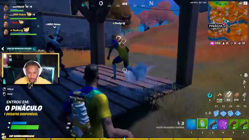 NEYMAR JR. JOGANDO FORTNITE COM PRO PLAYERS