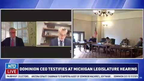 DOMINION CEO CAUGHT LYING! Michigan Hearing