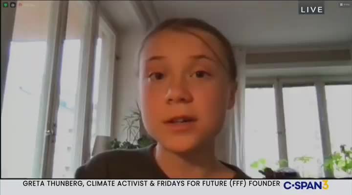 Brat Greta Thunberg THREATENS Congress in Hearing