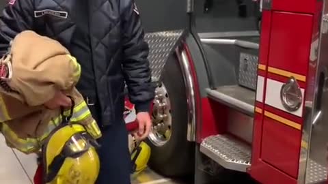 Young firefighter Dillon Lindberg chose freedom over his career