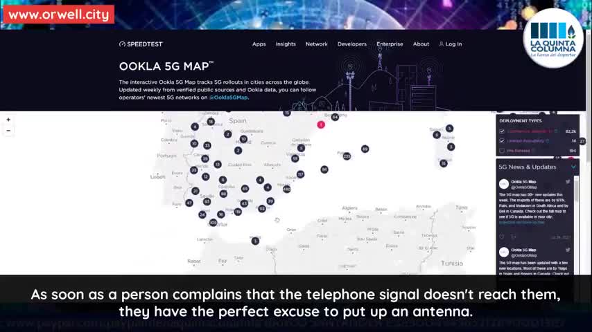 THE 5G MAP & THE COVID-19 ENVIRONMENTAL THEORY