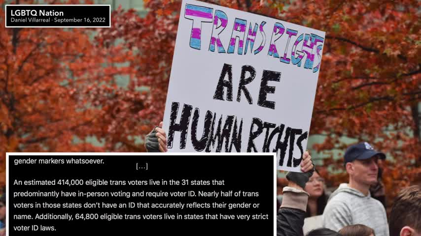 Voter ID Laws Could Block Over 200k Eligible Trans Americans From Voting