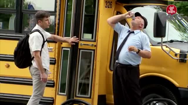 School Bus Driver drank prank video...