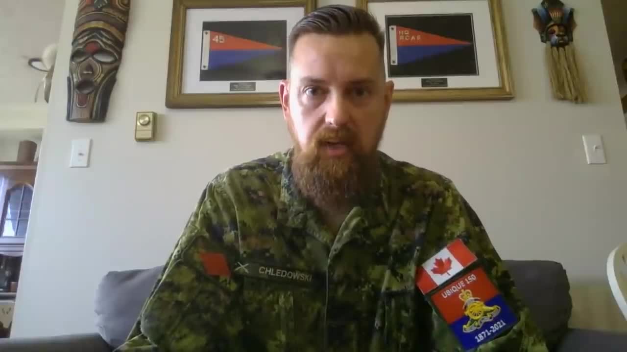 Canadian Army Major Stephen Chledowski speaks out against tyranny in Canada.