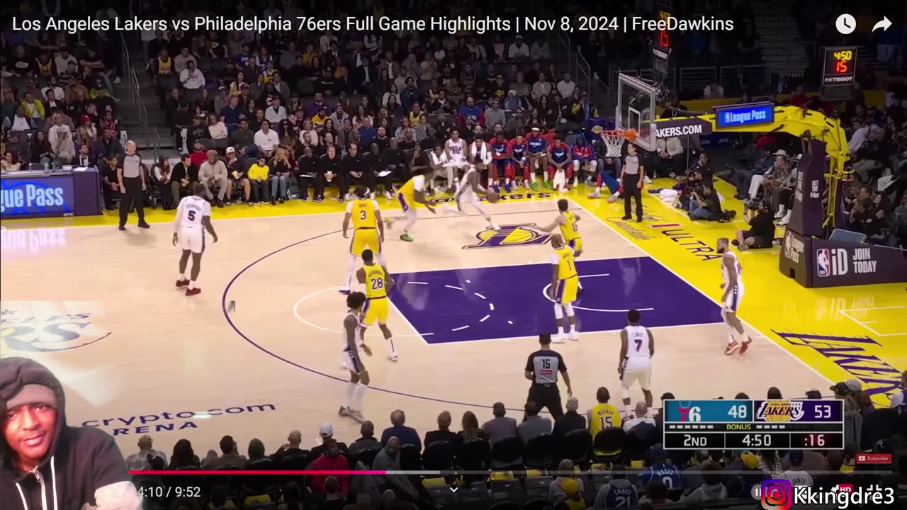 76ers Have A "Joel Embiid" Problem... Los Angeles Lakers vs Philadelphia 76ers Full Game Highlights