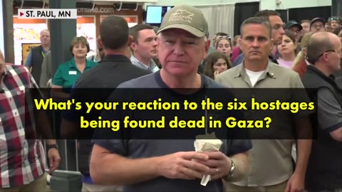 Tim tampon roasted for appearing to miss question about murdered hostages in Gaza