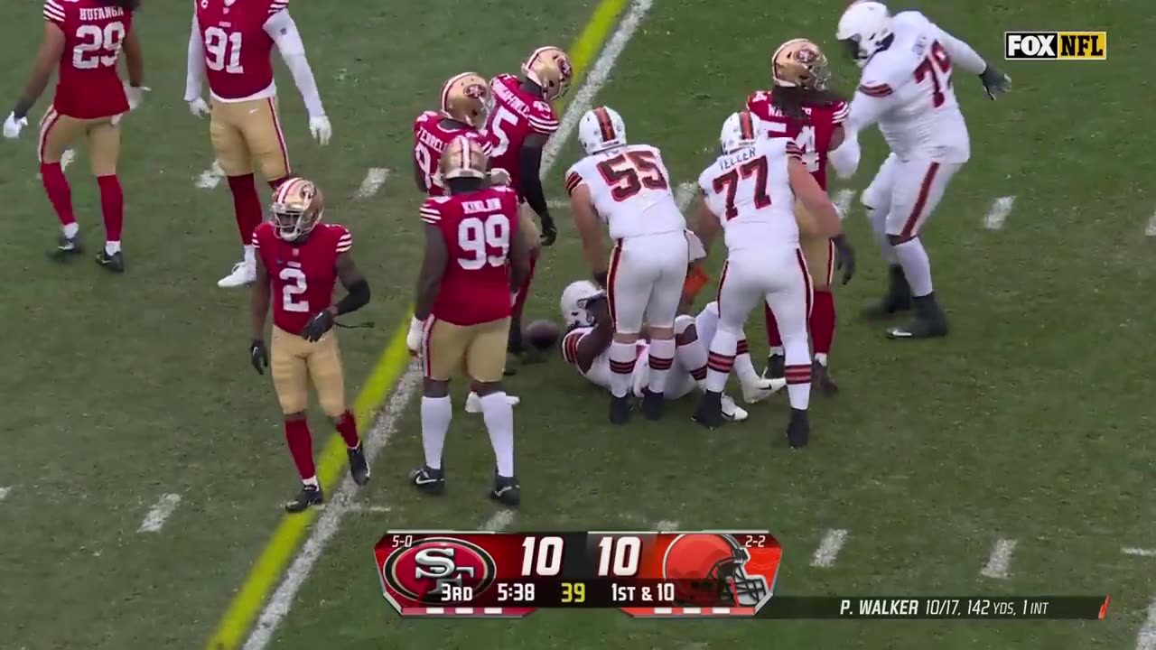 San Francisco 49ers vs. Cleveland Browns 2023 Week 6 Game Highlights