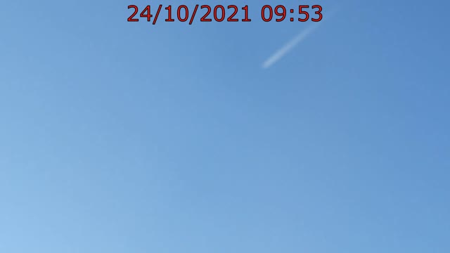 Live Chemtrails du 24.10.2021 - Les jours se suivent et se ressemblent