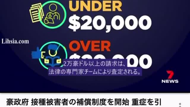 オーストラリア政府コロナワクチンに補償