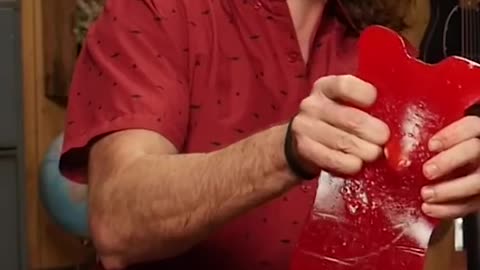 Ripping A Giant Gummy Bear In Half