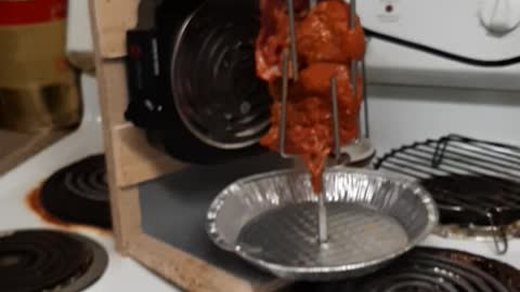 Home made chicken rotary