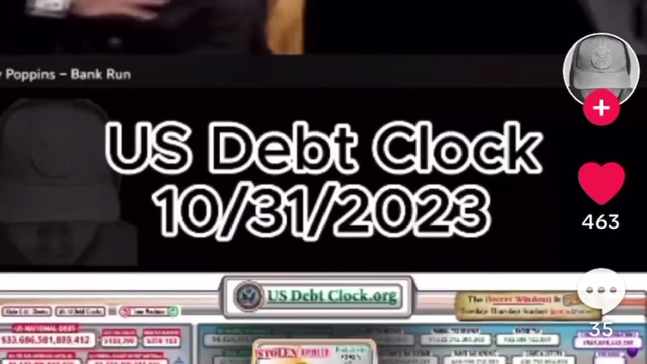 Ingersoll Lockwood and the Debt clock.