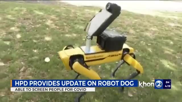 Honolulu Police Department Uses a $150,000 Robot Dog To “Test” The Homeless For Covid