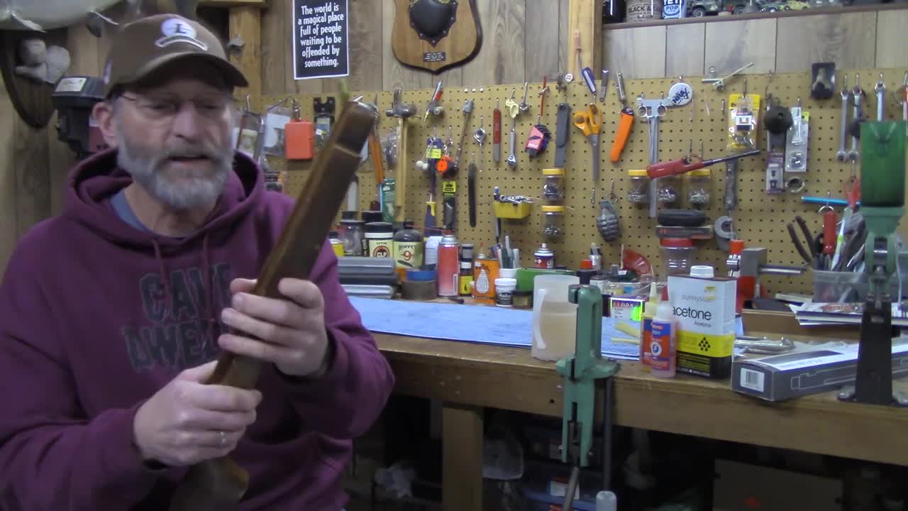 Ruger 10-22 broken stock repair. Part 1