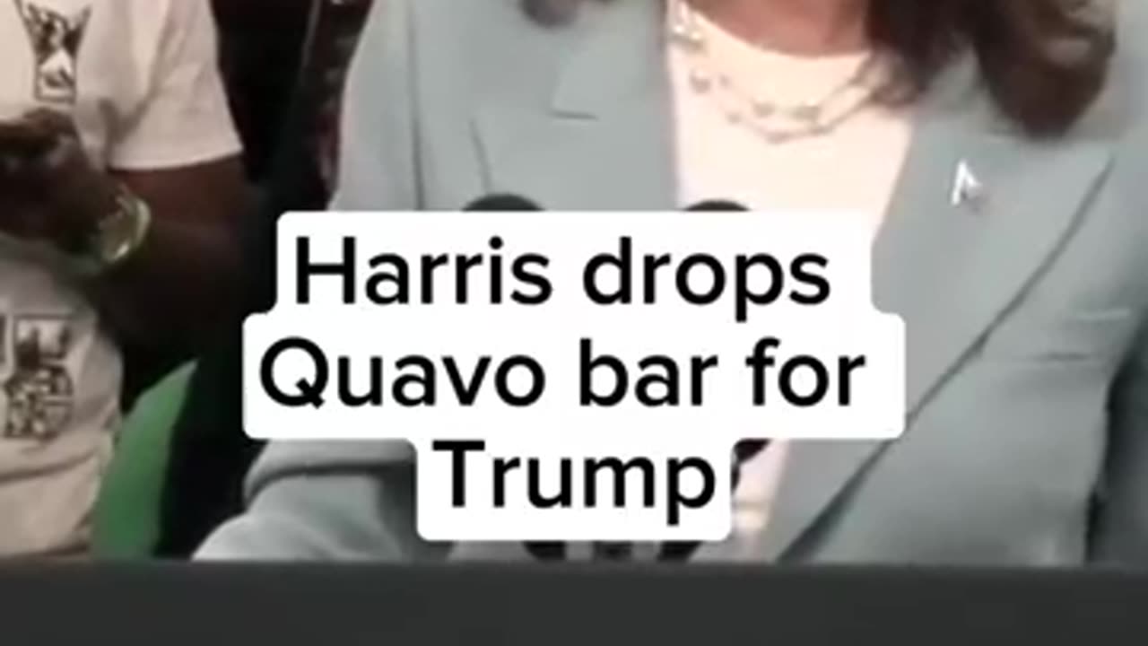 Kamala Harris drops Quavo bar for Trump