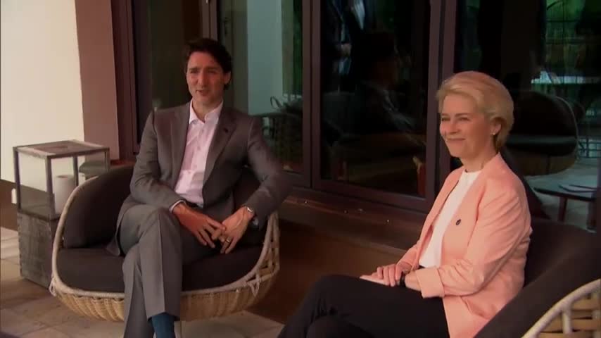 PM Trudeau meets with European Commission President Ursula von der Leyen at G7 Leaders’ Summit