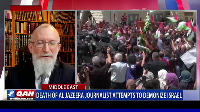 Palestinian extremists seize the moment to spread Jew hatred after the death of Al Jazeera reporter