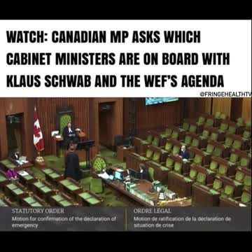 MP asks a question about Klaus Schwab