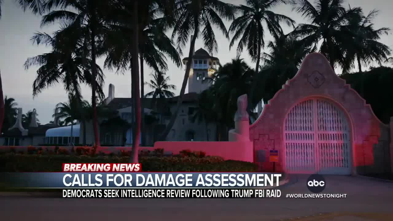 2 Dem lawmakers call for damage assessment after Mar-a-Lago search warrant