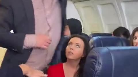 This WOMAN needs to get THROWN off the PLANE