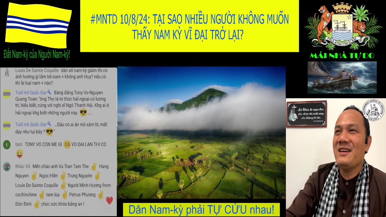 #MNTD 10/8/24: TẠI SAO NHIỀU NGƯỜI KHÔNG MUỐN THẤY NAM KỲ VĨ ĐẠI TRỞ LẠI ?