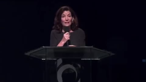 NY Governor Kathy Hochul goes on unhinged religious rant.