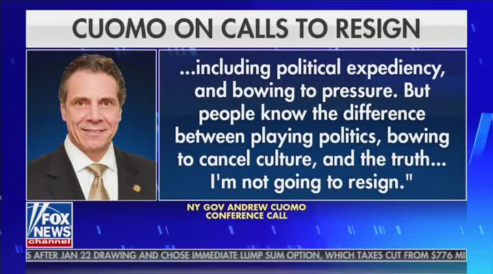 Gutfeld weighs in on Cuomo