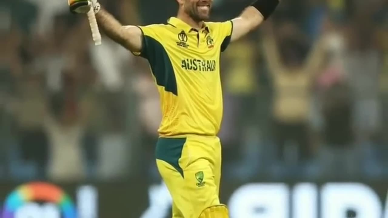 Maxwell 201* runs innings #cricket