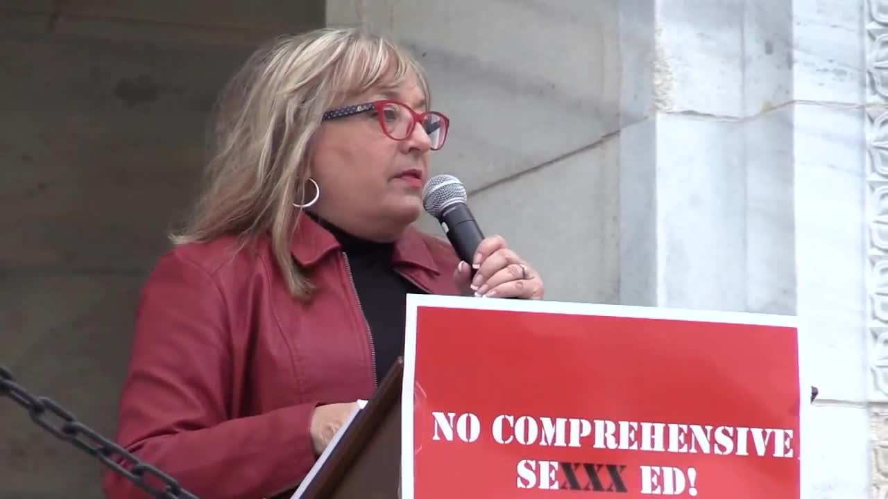 Protect Kids Rally: Karen England, keynote