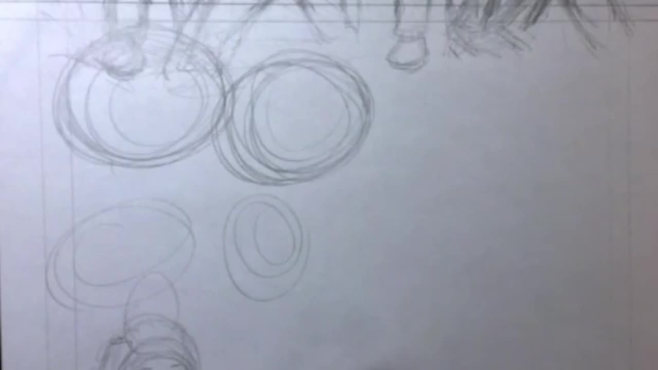 POV You Bump Your Head on the Camera While Drawing