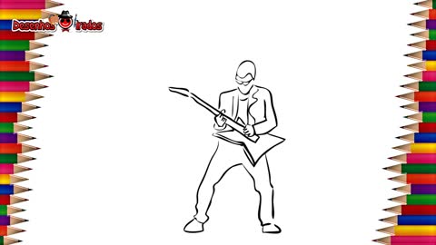 Rock Guitarist |Wonderful Drawings Nº 10| 2021
