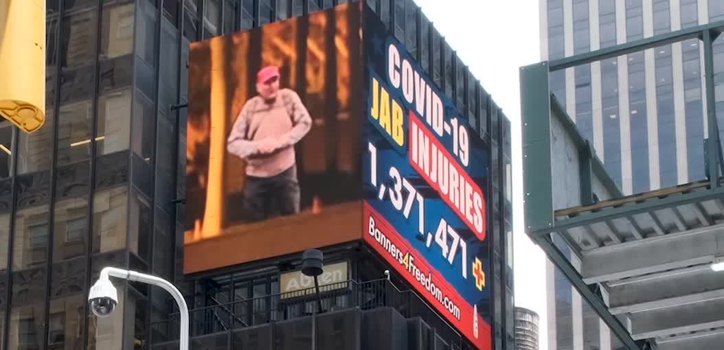 New Truth Banner Raised in Times Square! 🙌
