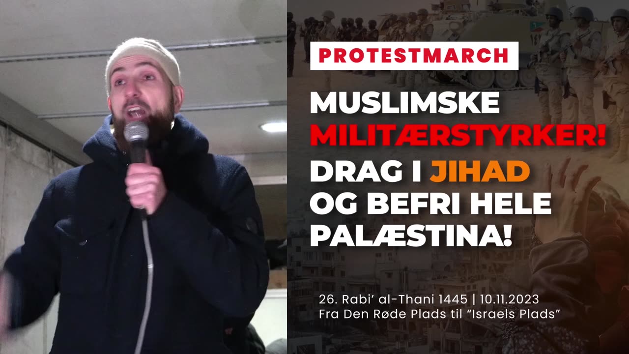 Muslimske militærstyrker! Drag i Jihad og befri hele Palæstina! - Omar Saad