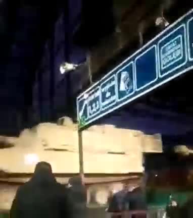 US Military train seen heading EAST