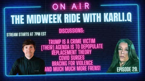 The Midweek Ride with Karli.Q! episode 29! "Everyone Get Prepared, Before It's Too Late!"