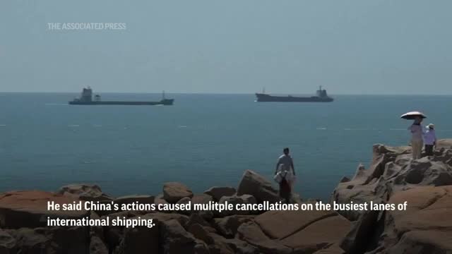 China-Taiwan tensions climb after Pelosi visit