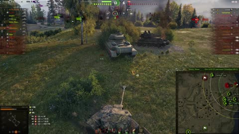 World of Tanks RU fight on AMD Panhard 178B