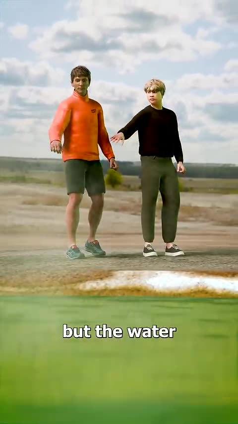 The Man That Fell Into A Hot Spring 😱