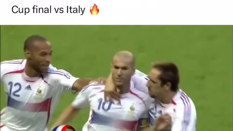 Zidane in the world cup final vs italy 🇮🇹