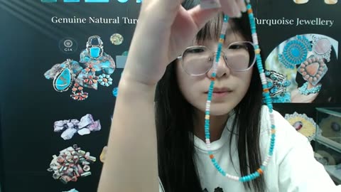 20241008-06 100% natural Turquoise Rondelle beads & Turquoise Abacus Beads