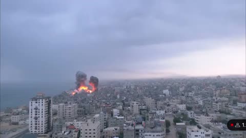 Skyline Shattered: The Terrifying Reel of Gaza's Airstrike