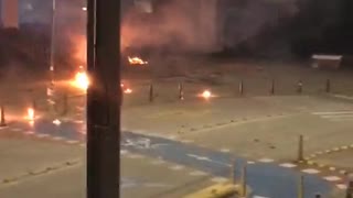 Video: Disturbios entre manifestantes y Esmad en Bucaramanga