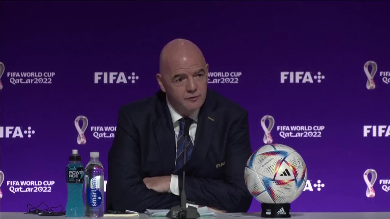 FIFA President Gianni Infantino... Virtue Signaling 101