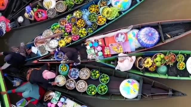 The Barito floating market Banjarmasin