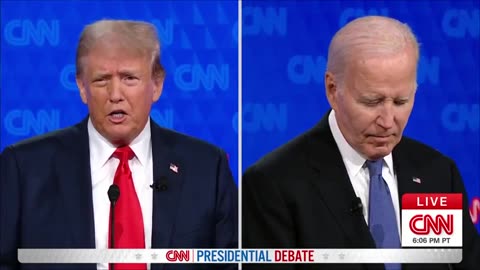 shuffles on stage (confused before the debate even begins)